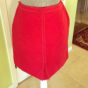 IZOD RED SKORT